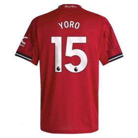 Manchester United Yoro 15 Domácí 2025-26 - Fotbalové Dresy (S/S)